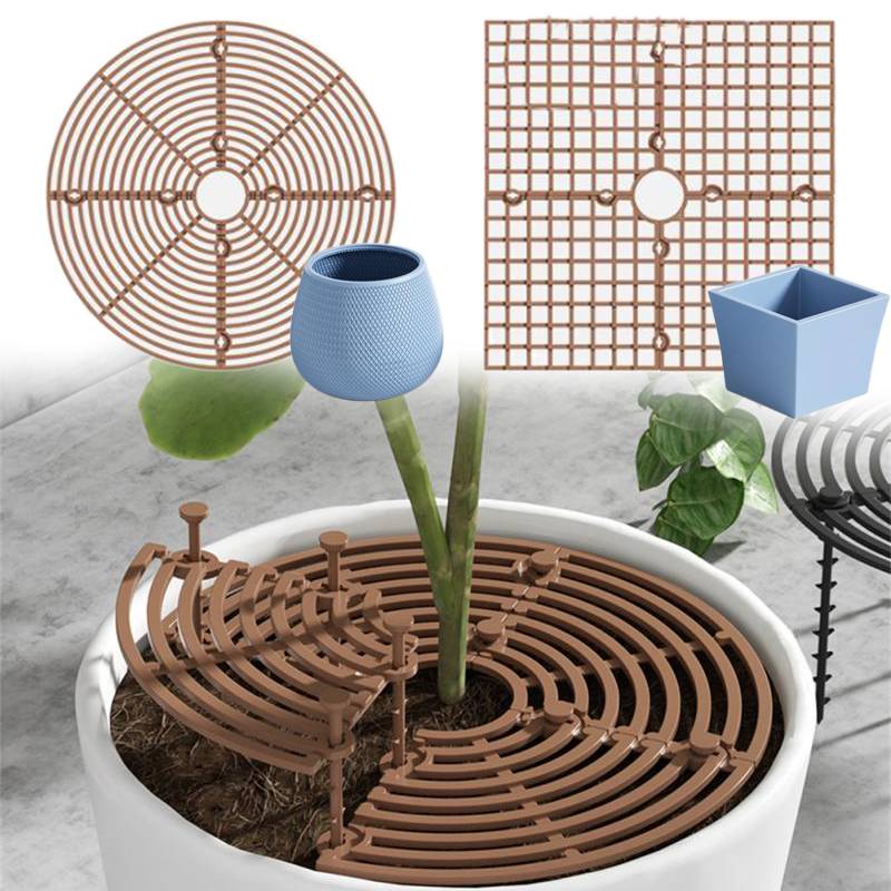 Indoor Herb Garden - Cubierta para macetas, rejilla protectora de