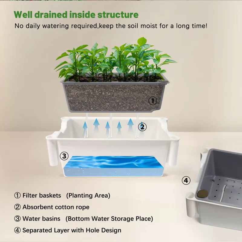 Jardinera Inteligente Vertical - Self Watering Planter reseña y precio