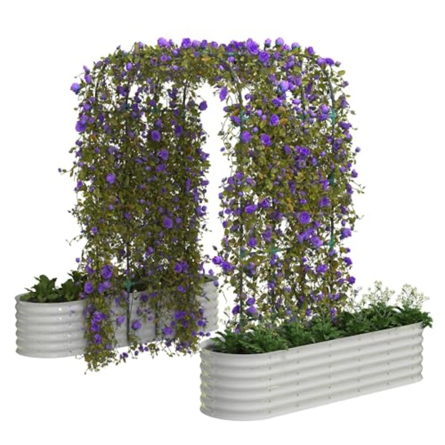 Cama de jardín elevada galvani - Raised Garden Bed reseña y precio