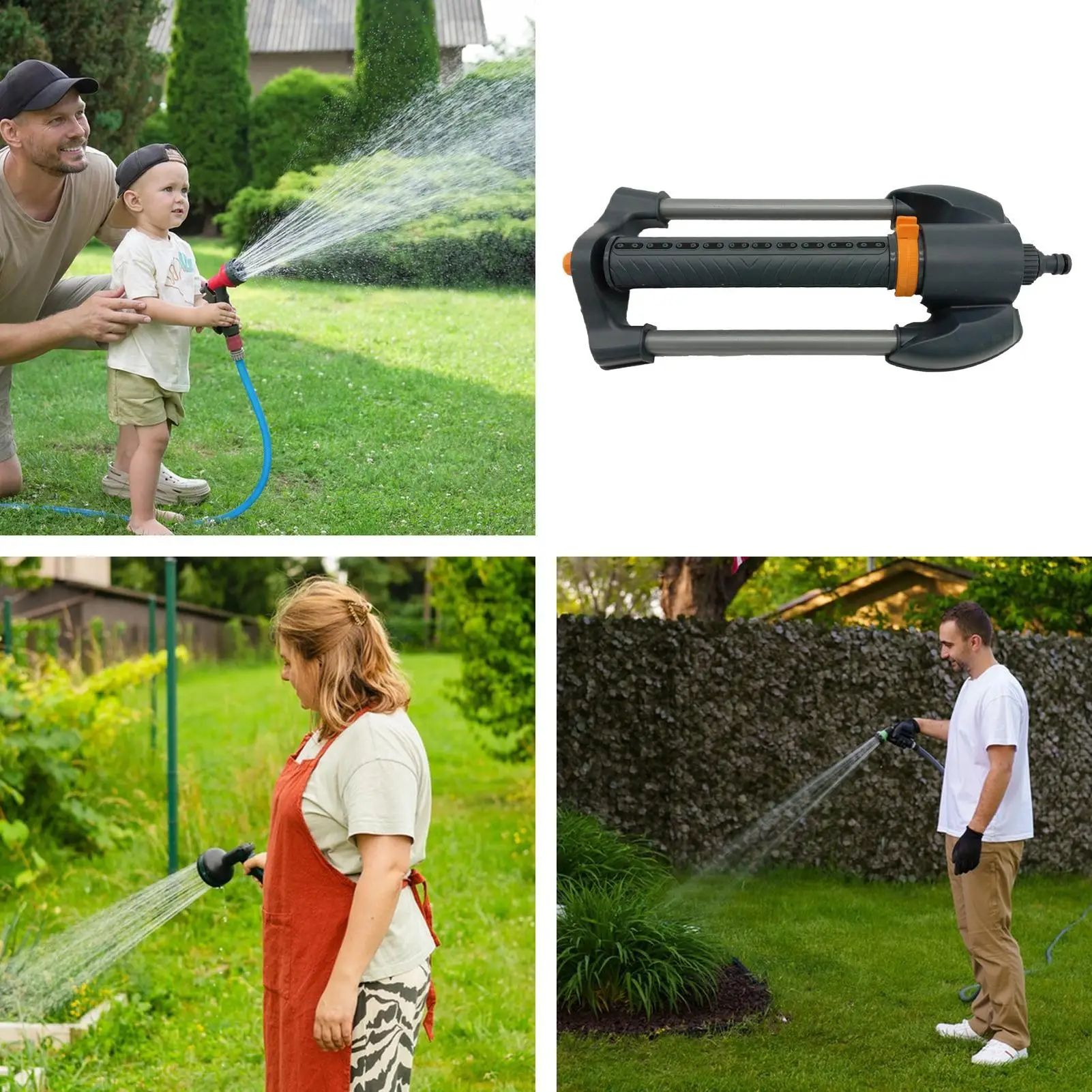Aspersor de agua oscilante, he - Raised Garden Bed reseña y precio