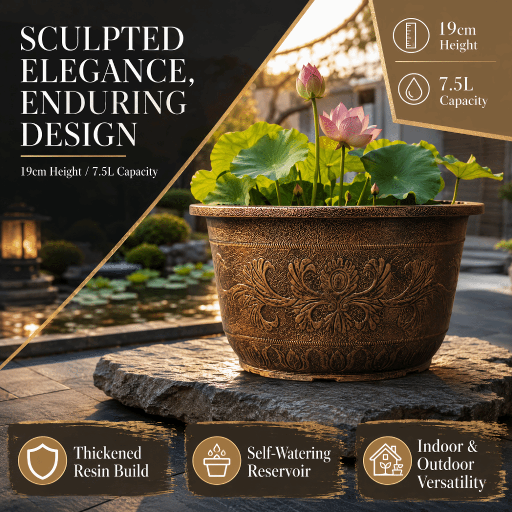 Maceta de resina con forma de  - Plant Pot reseña y precio