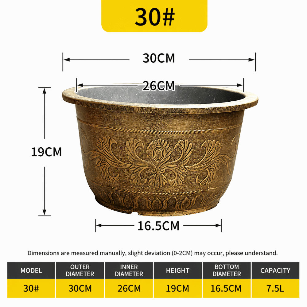 Maceta de resina con forma de  - Plant Pot reseña y precio